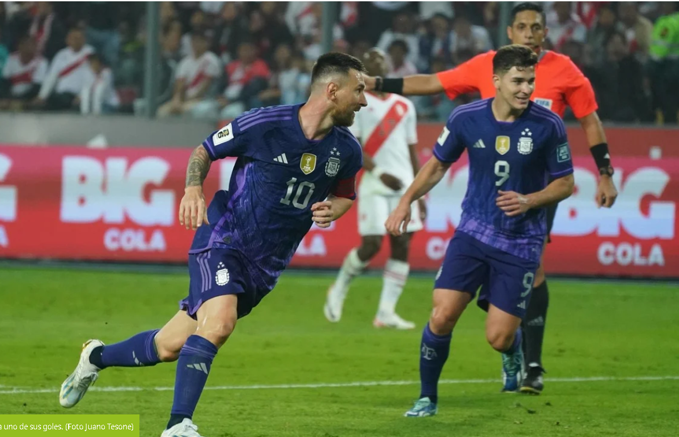 ARGENTINA SE ENSEÑORIÓ EN LIMA Y GANÓ 0 – 2