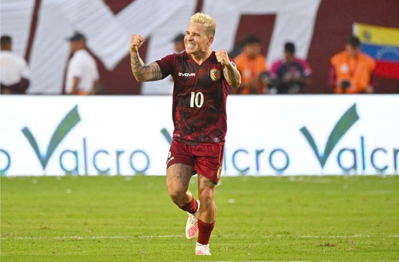 VENEZUELA GOLEA A CHILE EN MATURÍN CON UN SOTELDO GIGANTE