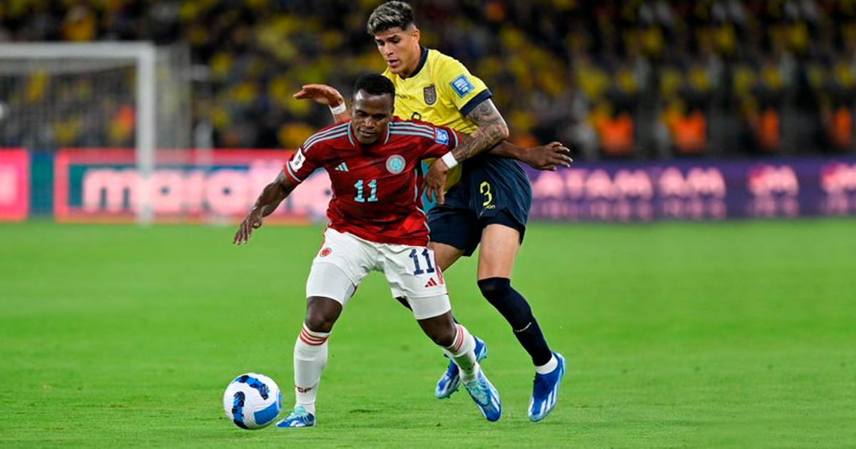 ECUADOR IGUALÓ SIN GOLES ANTE COLOMBIA