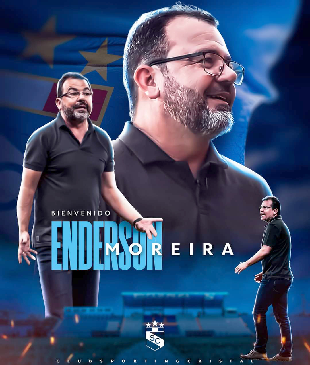 ¡SPORTING CRISTAL OFICIALIZÓ A ENDERSON MOREIRA COMO NUEVO DT!