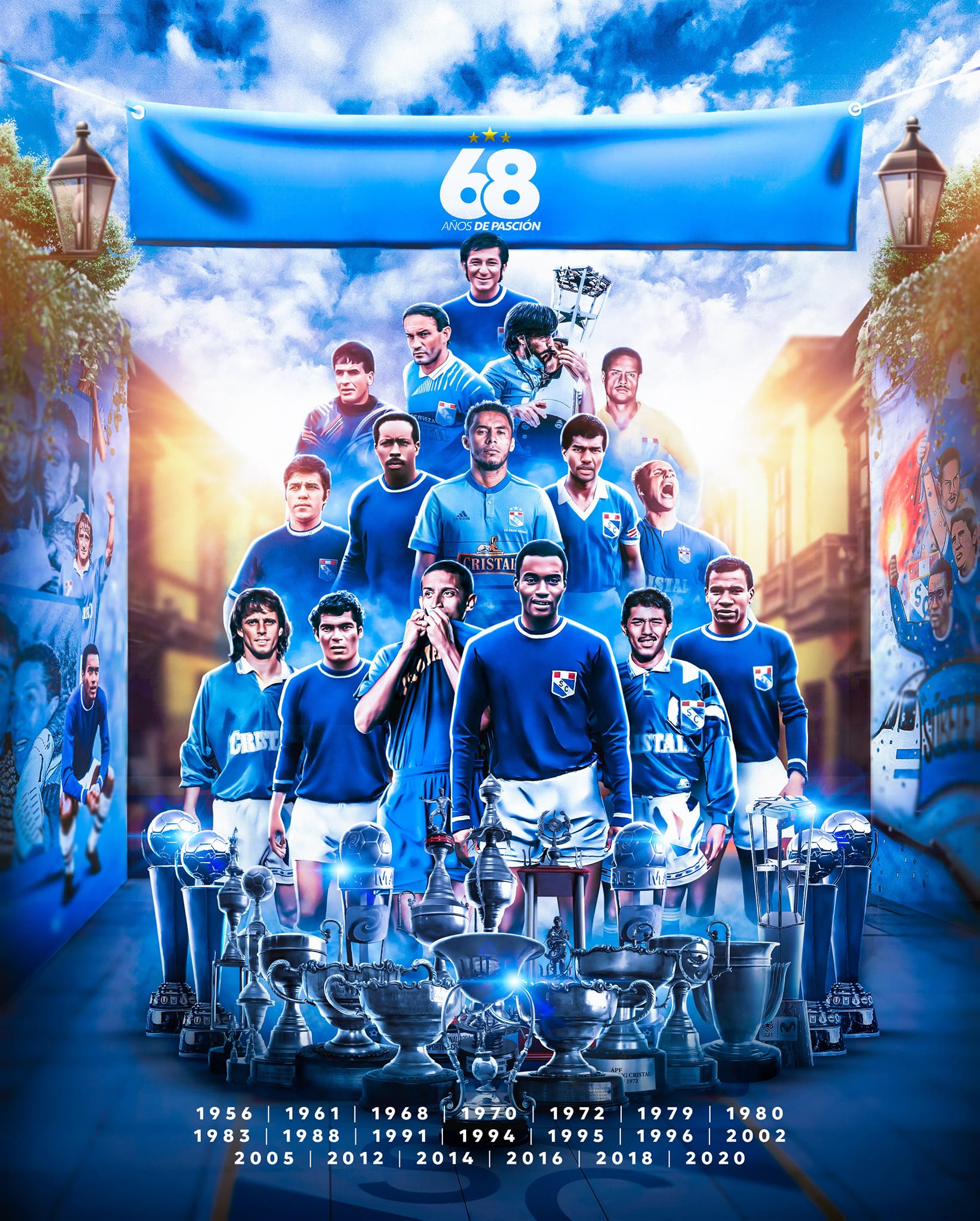 SPORTING CRISTAL CELEBRA 68 ANIVERSARIO DE GLORIA