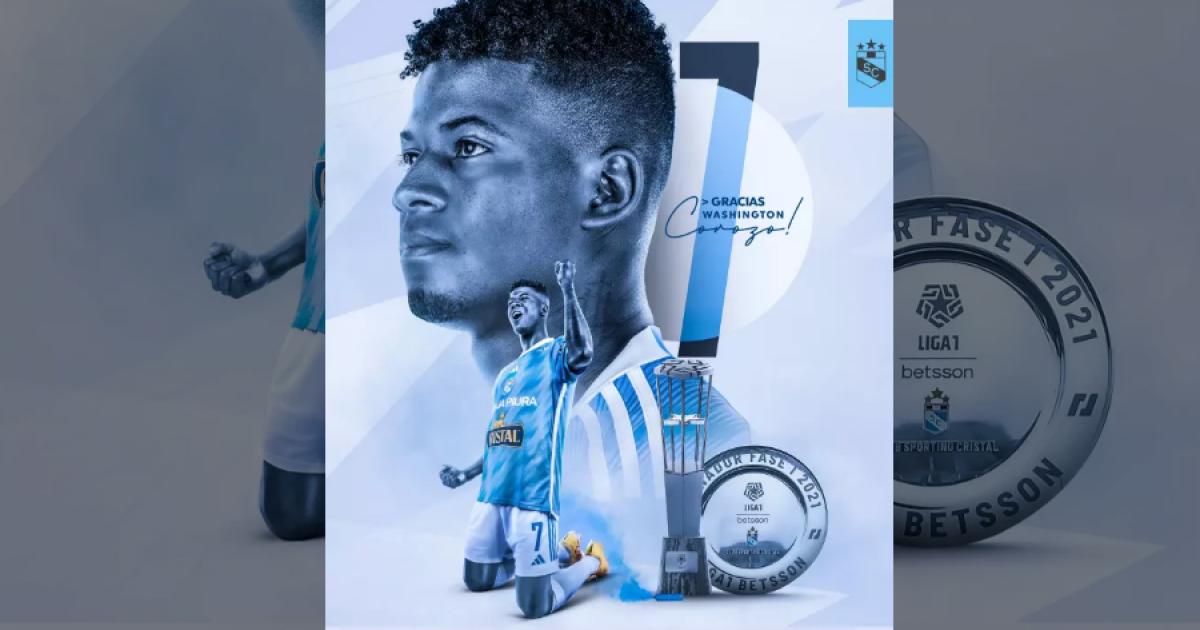 SPORTING CRISTAL ANUNCIÓ DESVINCULACIÓN DE WASHINGTON COROZO