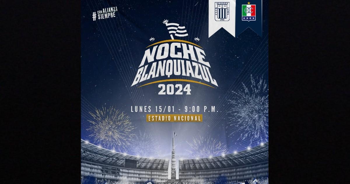 LA ‘NOCHE BLANQUIAZUL’ SERÁ EL 15 DE ENERO EN EL ESTADIO NACIONAL