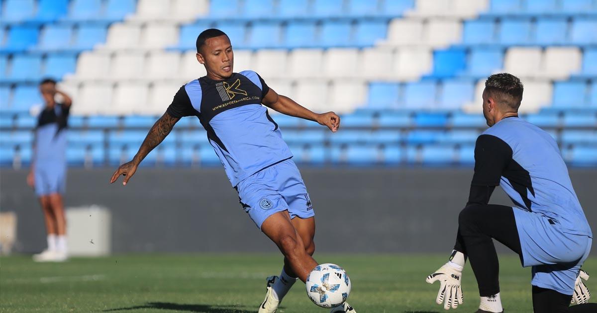 Bryan Reyna ya entrena con Belgrano