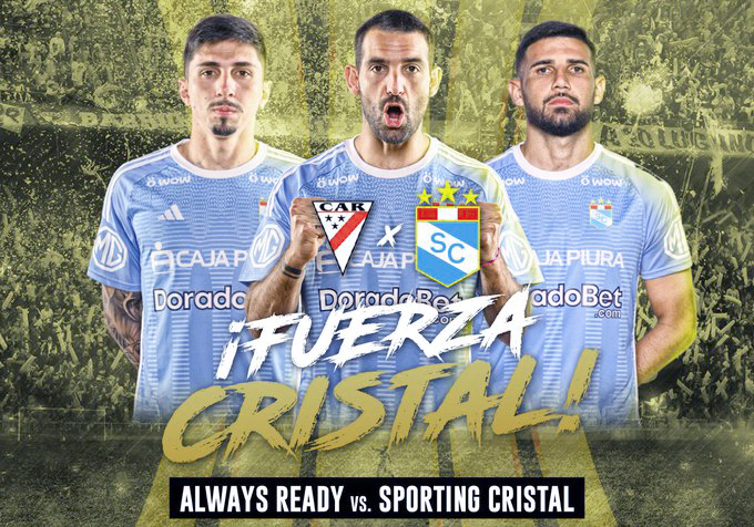 Cristal entrenó y quedó listo para duelo ante Always Ready