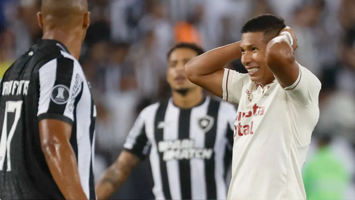 ¿Y la garra? Universitario perdió 3-1 ante Botafogo por la Libertadores