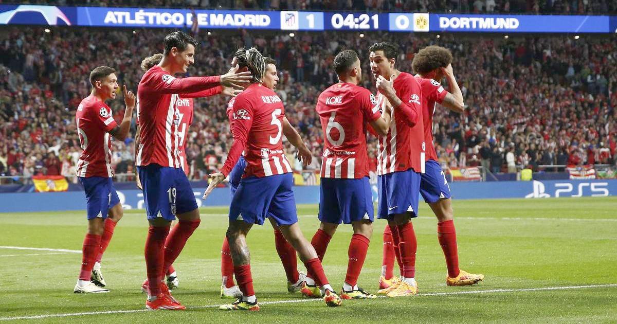 Atlético hizo respetar localía ante Dortmund