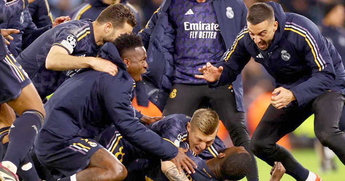 Real Madrid eliminó al Manchester City de la Champions League