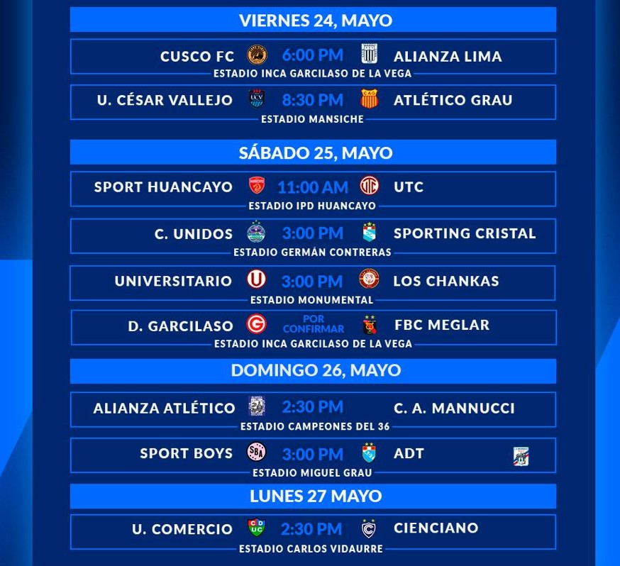 ¡De candela! Así se jugará la última fecha del Torneo Apertura