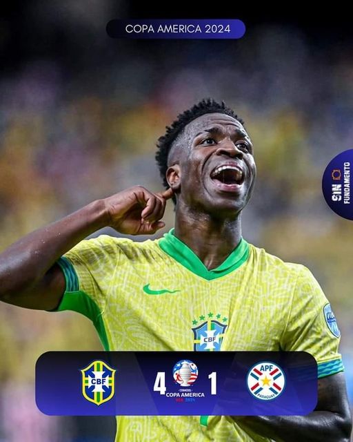 BRASIL SE RECUPERO Y GOLEO 4 – 1 A PARAGUAY