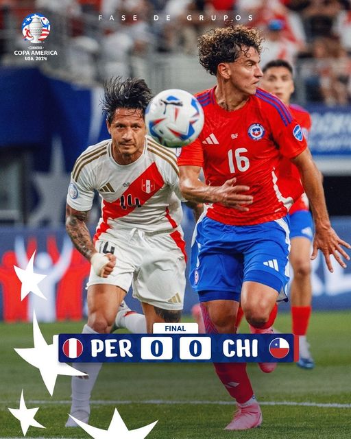 PERU EMPATO FRENTE A CHILE