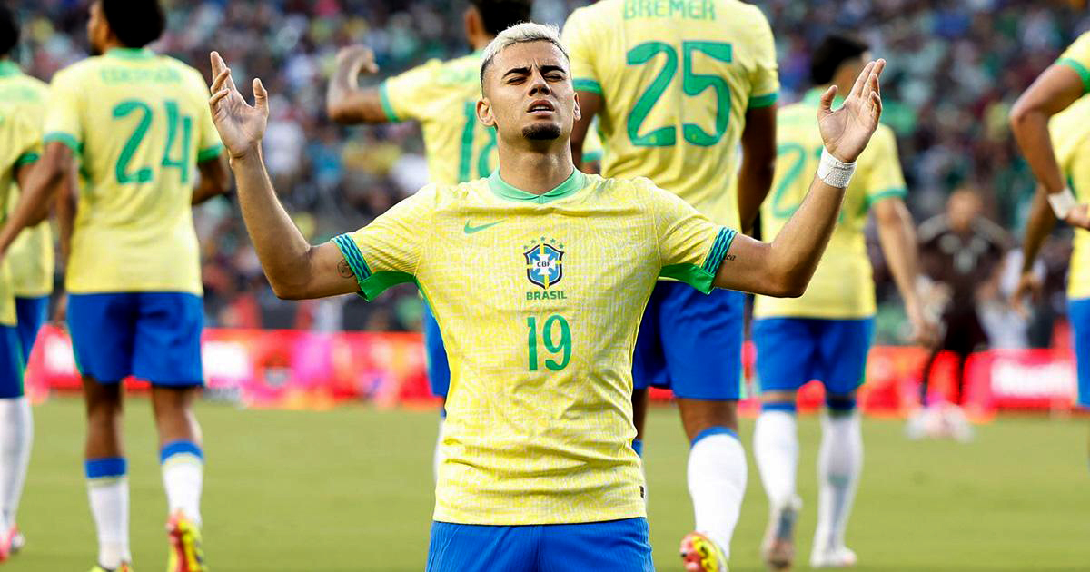 ¡En lo último! Brasil venció 3-2 a México en amistoso