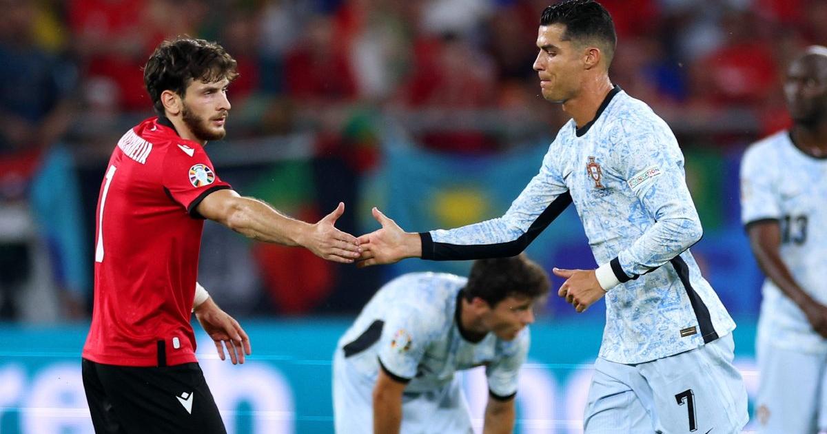 Georgia dio la sorpresa ante Portugal y se metió a octavos de la Eurocopa