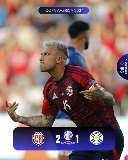 COSTA RICA GANO A PARAGUAY PERO NO CLASIFICO A CUARTOS DE LA COPA AMERICA