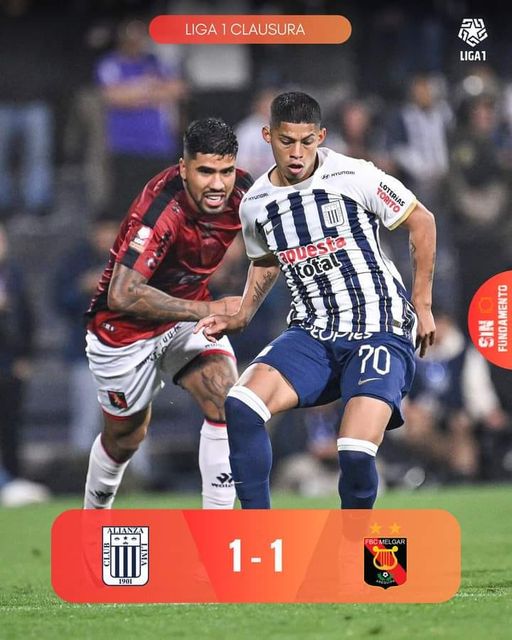 ALIANZA LIMA SOLO EMPATO CON MELGAR Y SE ALEJA DEL TITULO DEL CLAUSURA