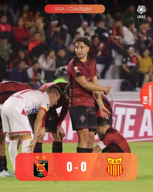 MELGAR EMPATO Y SE ALEJA DEL TITULO DEL CLAUSURA