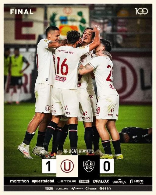 UNIVERSITARIO GANO Y ES UNICO LIDER DEL CLAUSURA