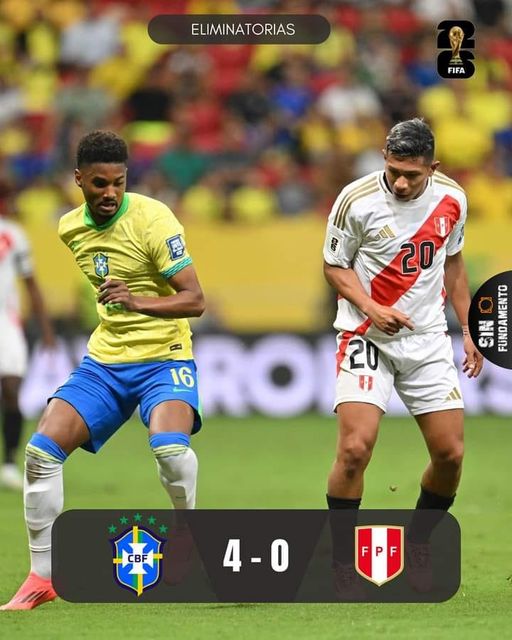 BRASIL GOLEO A PERU