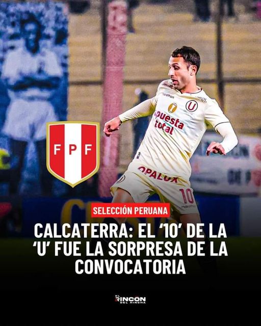 CALCATERRA LA SORPRESA EN LA CONVOCATORIA DEL PROFESOR FOSATT