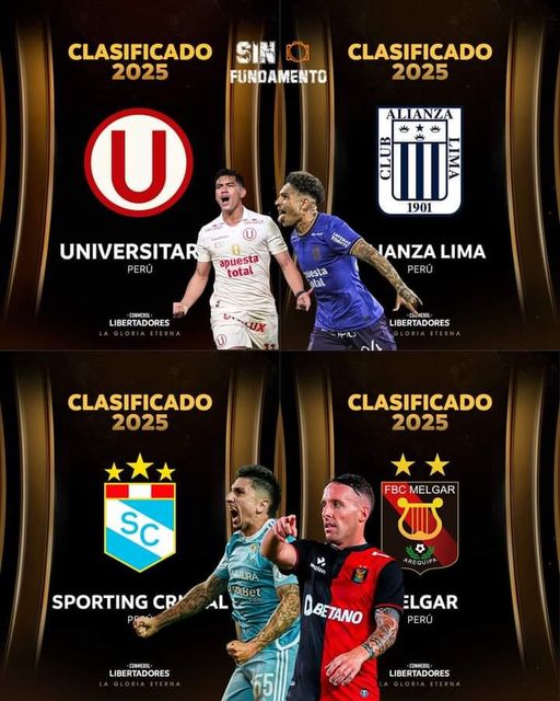 ESTOS SON LOS EQUIPOS CLASIFICADOS A LA COPA LIBERTADORES