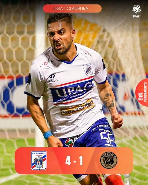 MANNUCCI GOLEO A CUSCO FC Y SIGUE LUCHANDO PARA NO DESCENDER