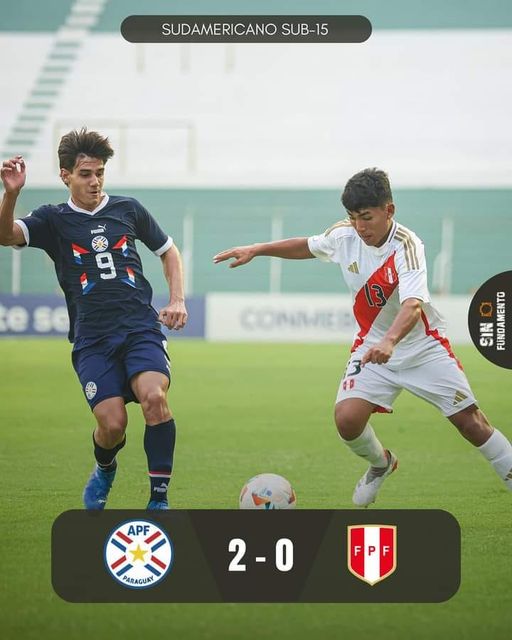 LA SELECCIÓN PERUANA SUB 15 PERDIO ANTE SU SIMILAR DE PARAGUAY