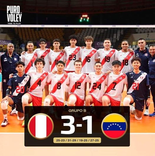 SELECCIÓN PERUANA DE VOLEY MASCULINO U 21 GANO EN SU DEBUT A VENEZUELA