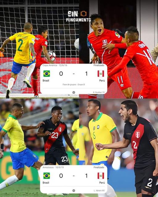 LAS 2 ULTIMAS VICTORIAS DE LA BICOLOR FRENTWE A BRASIL