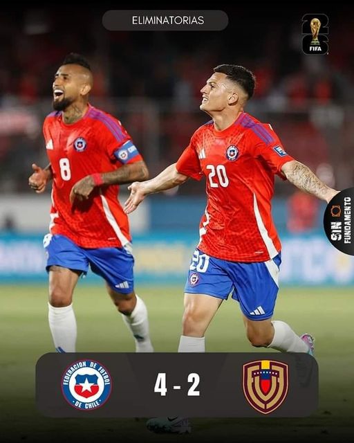 POR FIN CHILE GANO SU PRIMER PARTIDO 4 – 2 A VENEZUELA