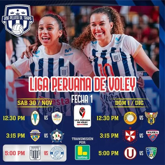 ESTE SABADO 30 DE NOVIEMBRE COMIENZA LA LNSV