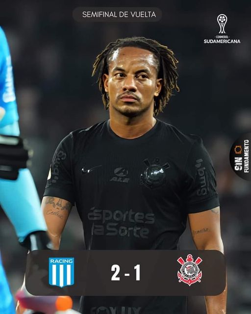 CORINTHIANS CON ANDRE CARRILLO PERDIO FRENTE A RACING Y QUEDO ELIMINADO DE LA COPA SUDAMERICANA