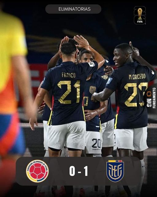 ECUADOR SORPRENDIO Y EN BARRANQUILLA LE GANO A COLOMBIA