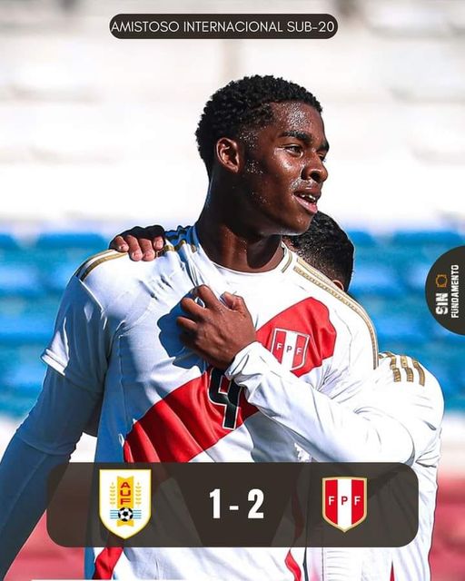 LA SELECCIÓN PERUANA SUB 20 VENCIO EN AMISTOSO A URUGUAY