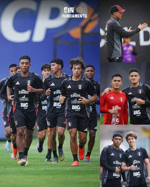 LA SELECCIÓN PERUANA SUB 20 SIGUE ENTRENANDO EN LA VIDENA