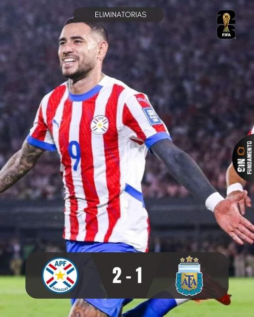 PARAGUAY HIZO RESPETAR SU LOCALIA Y LE GANO AL ARGENTINA DE MESSI