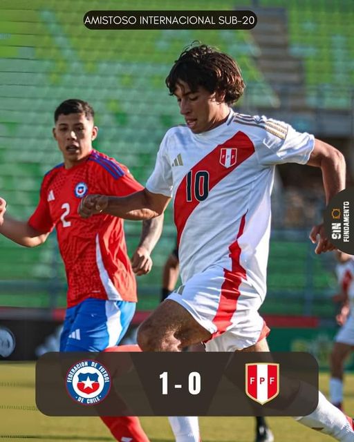 LA SELECCIÓN SUB 20 EN SU 3 AMISTOSO CAYO DERROTADO FRENTE A CHILE