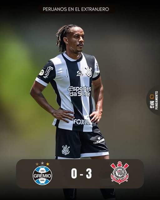 EL CORINTHIANS DE ANDRE CARRILLO GOLEO AL GREMIO Y CLASIFICO A LIBERTADORES