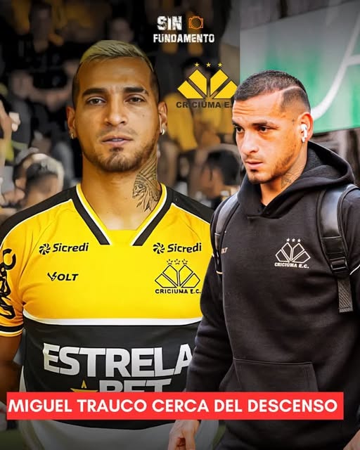 MIGUEL TRAUCO CERCA DEL DESCENSO